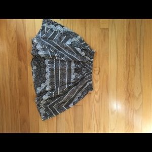 printed skater skirt